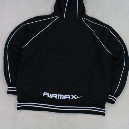 VERY RARE Vintage 00s Nike Air Max Zip Up Hoodie Black - (M)