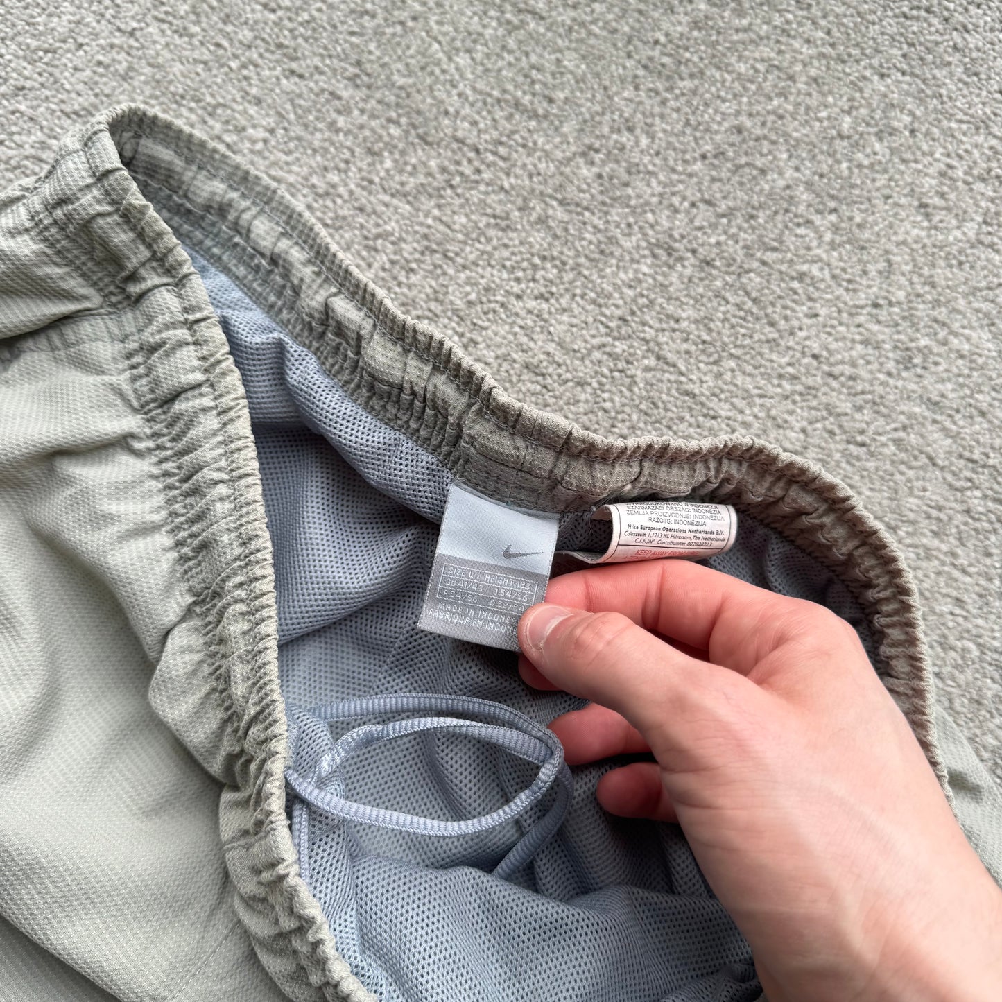 RARE 2000s Nike Trackpants Grey - (L)