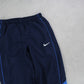 RARE 00s Nike Trackpants Blue - (S)