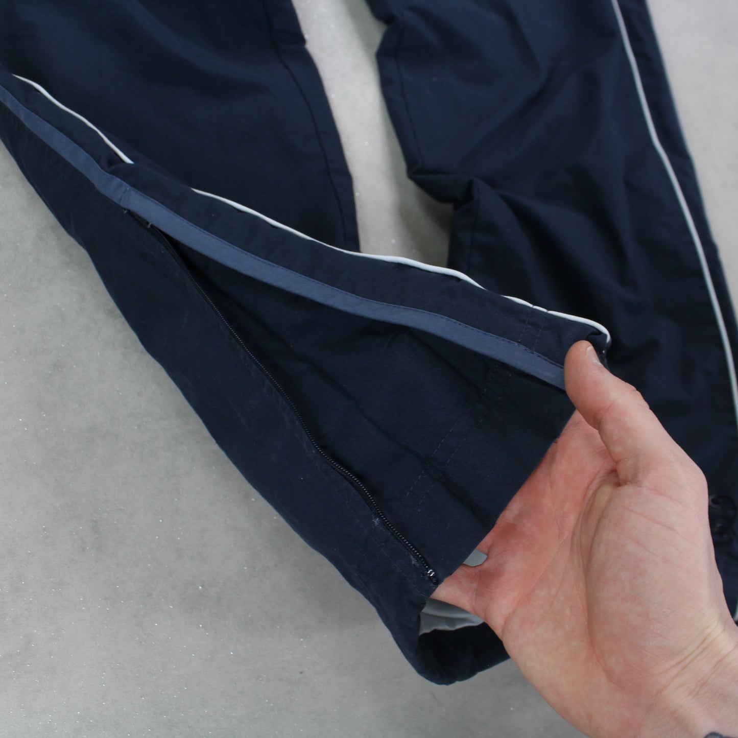 RARE 00s Nike Trackpants Navy - (M)