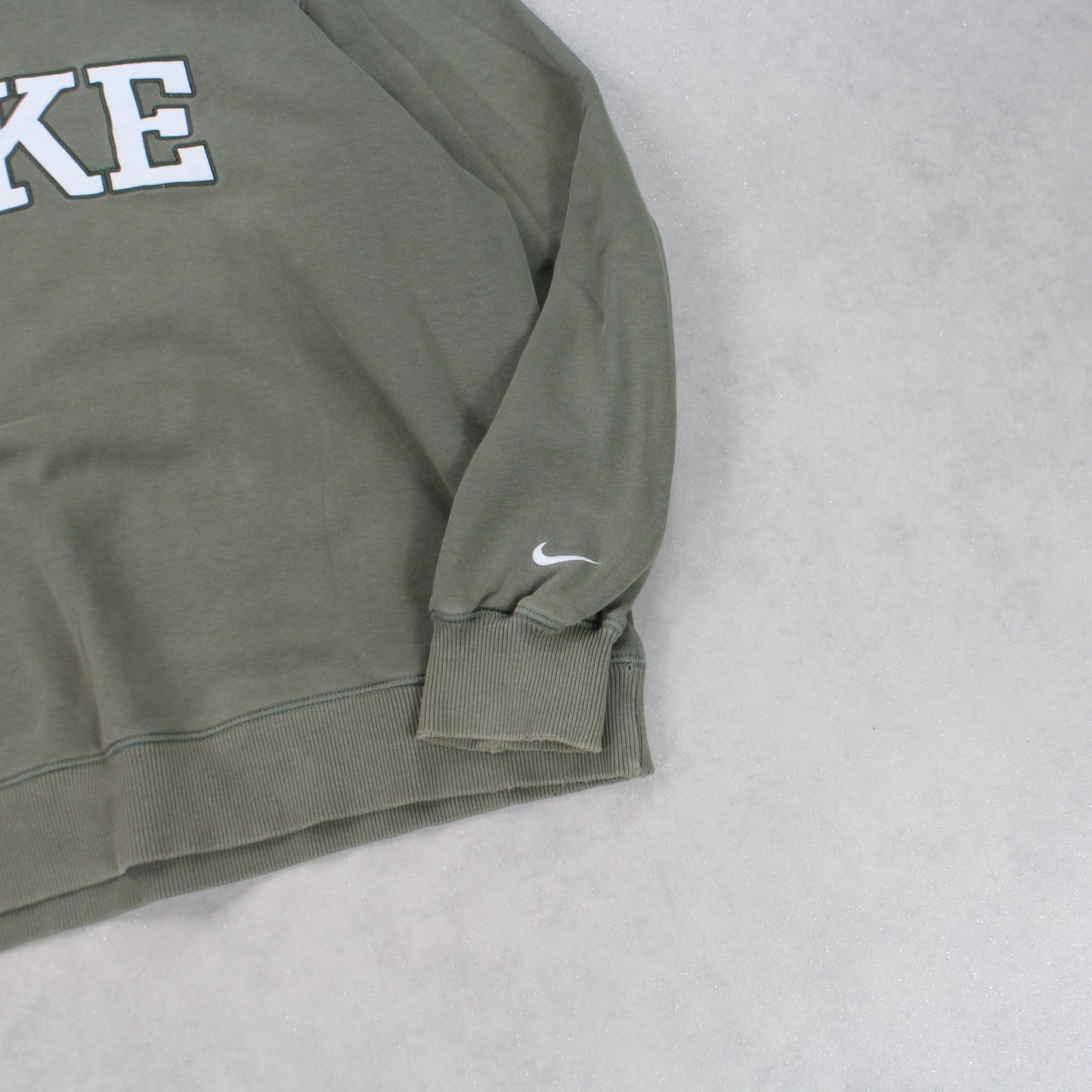 RARE 00s Nike Sweatshirt Green - (L)