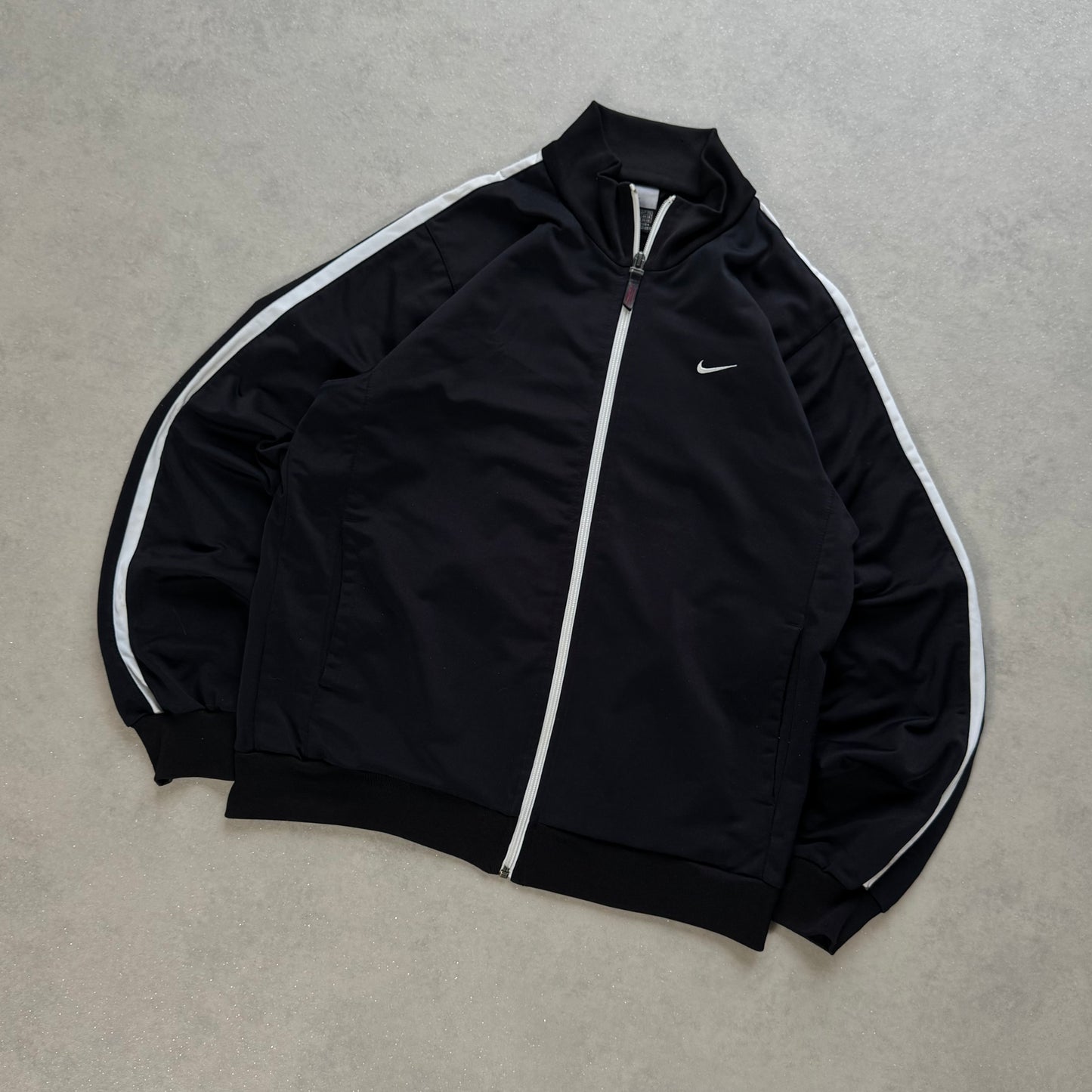 RARE 2000s Nike Track Jacket Black - (S)