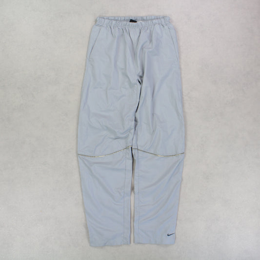 RARE 00s Nike Trackpants Grey - (S)