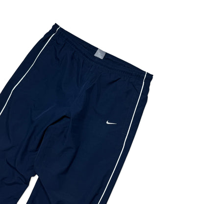 Pantalon de survêtement Nike ample bleu marine des années 2000 RARE - (S)