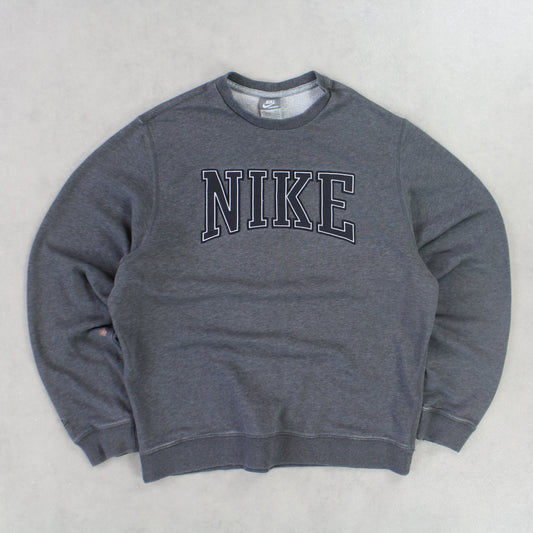 RARE 00s Nike Sweatshirt Grey - (M)