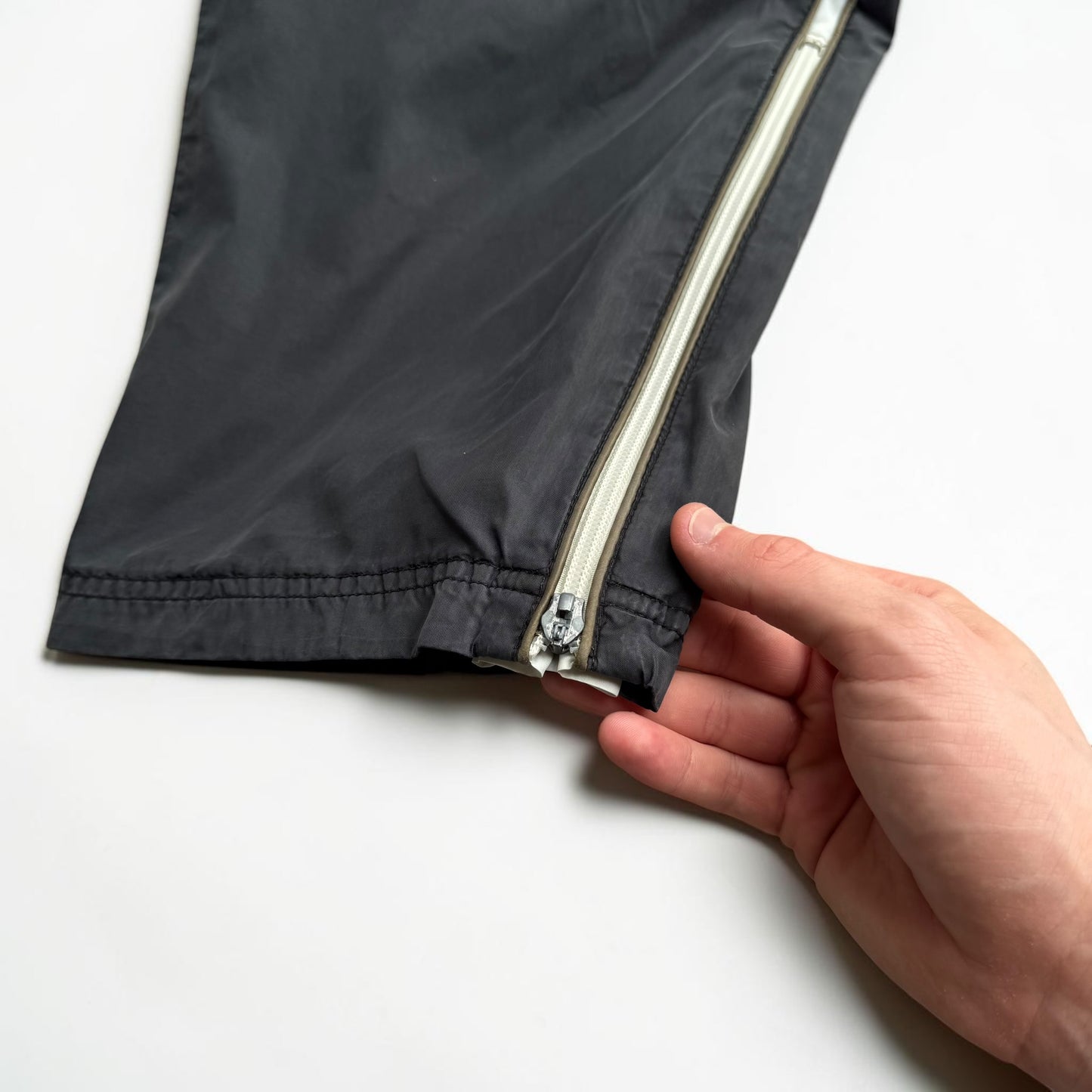 RARE 2000s Baggy Nike Trackpants Black - (L)