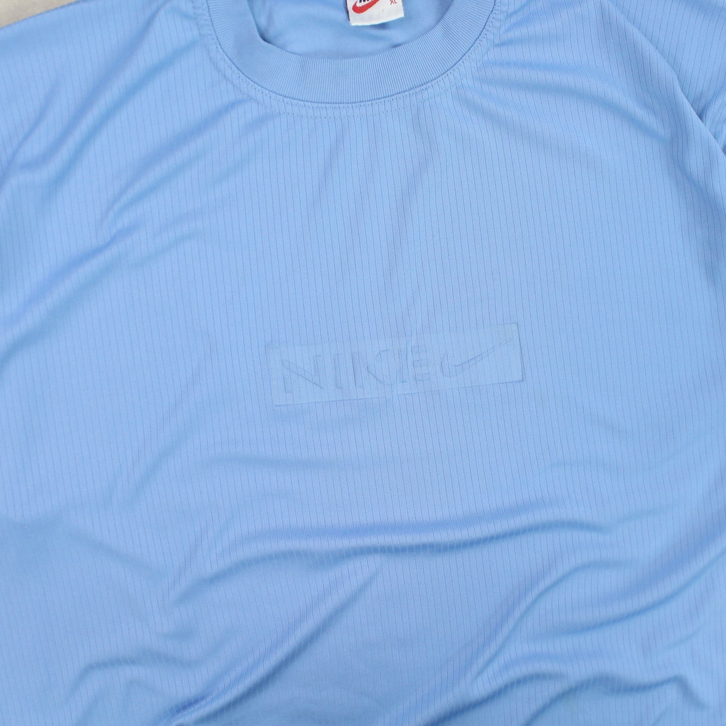 RARE 90s Nike T-Shirt Blue - (XL)