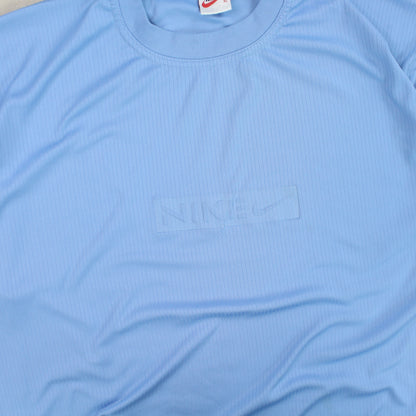 RARE 90s Nike T-Shirt Blue - (XL)