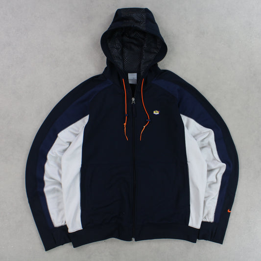 SUPER RARE 00s Nike TN Zip Hoodie Navy - (M)