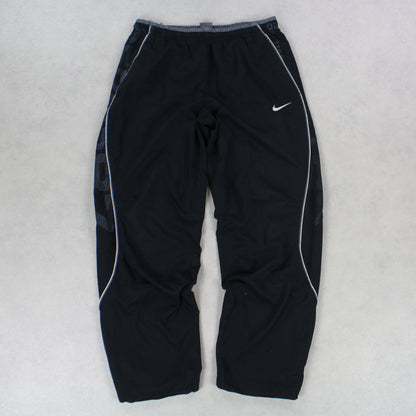 RARE 00s Nike Air Max Trackpants Black - (S)