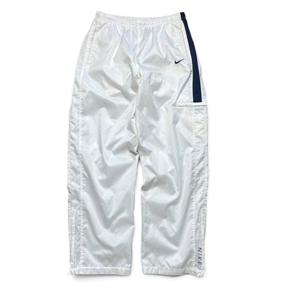 RARE 1990s Baggy Nike Trackpants White - (L)