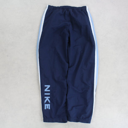 RARE Vintage 00s Nike Trackpants Blue - (S)