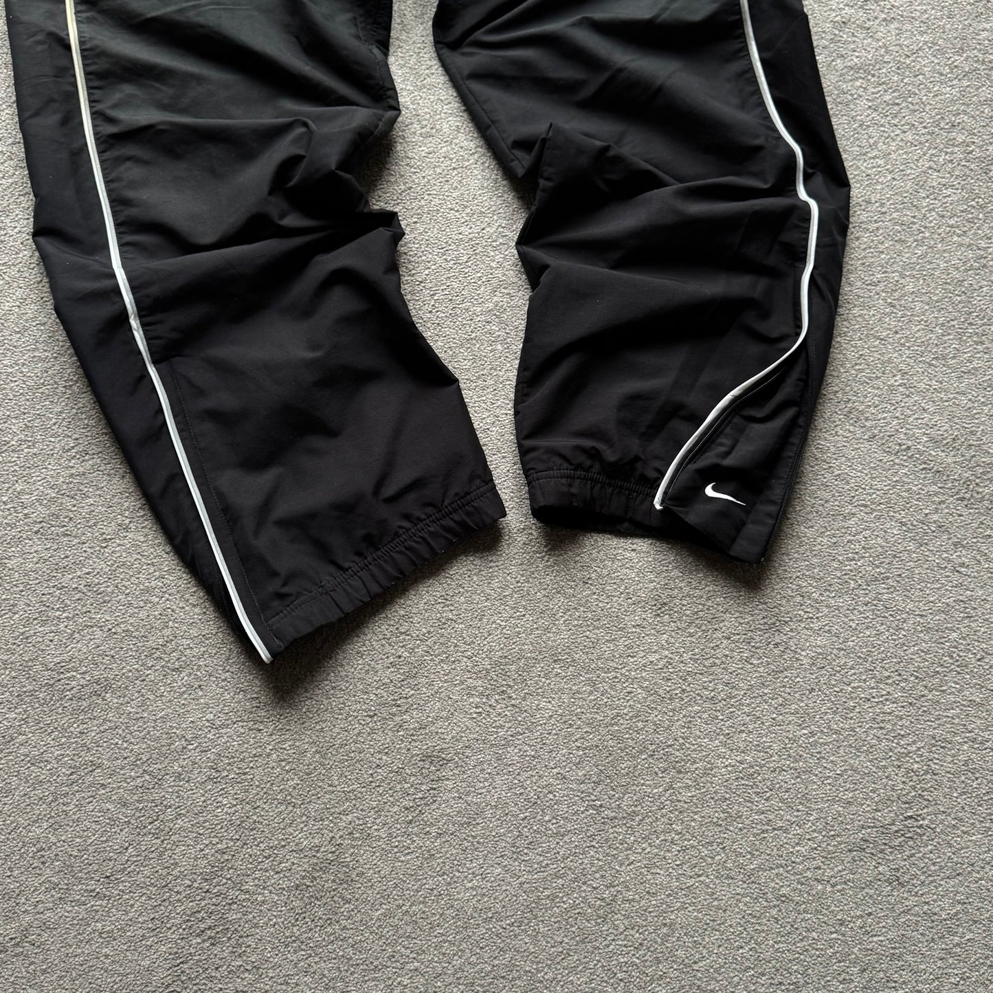 RARE 2000s Nike Trackpants Black - (XL)