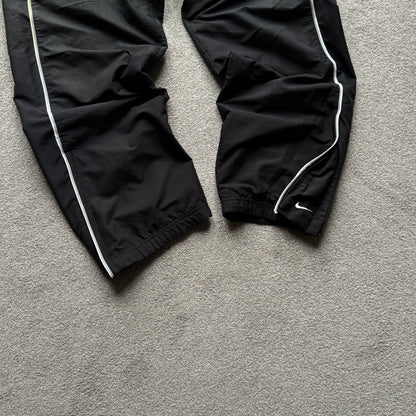 RARE 2000s Nike Trackpants Black - (XL)