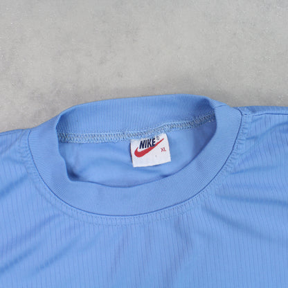 RARE 90s Nike T-Shirt Blue - (XL)