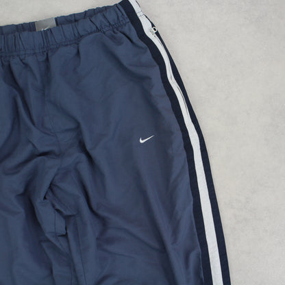 RARE 00s Nike Trackpants Blue - (S)