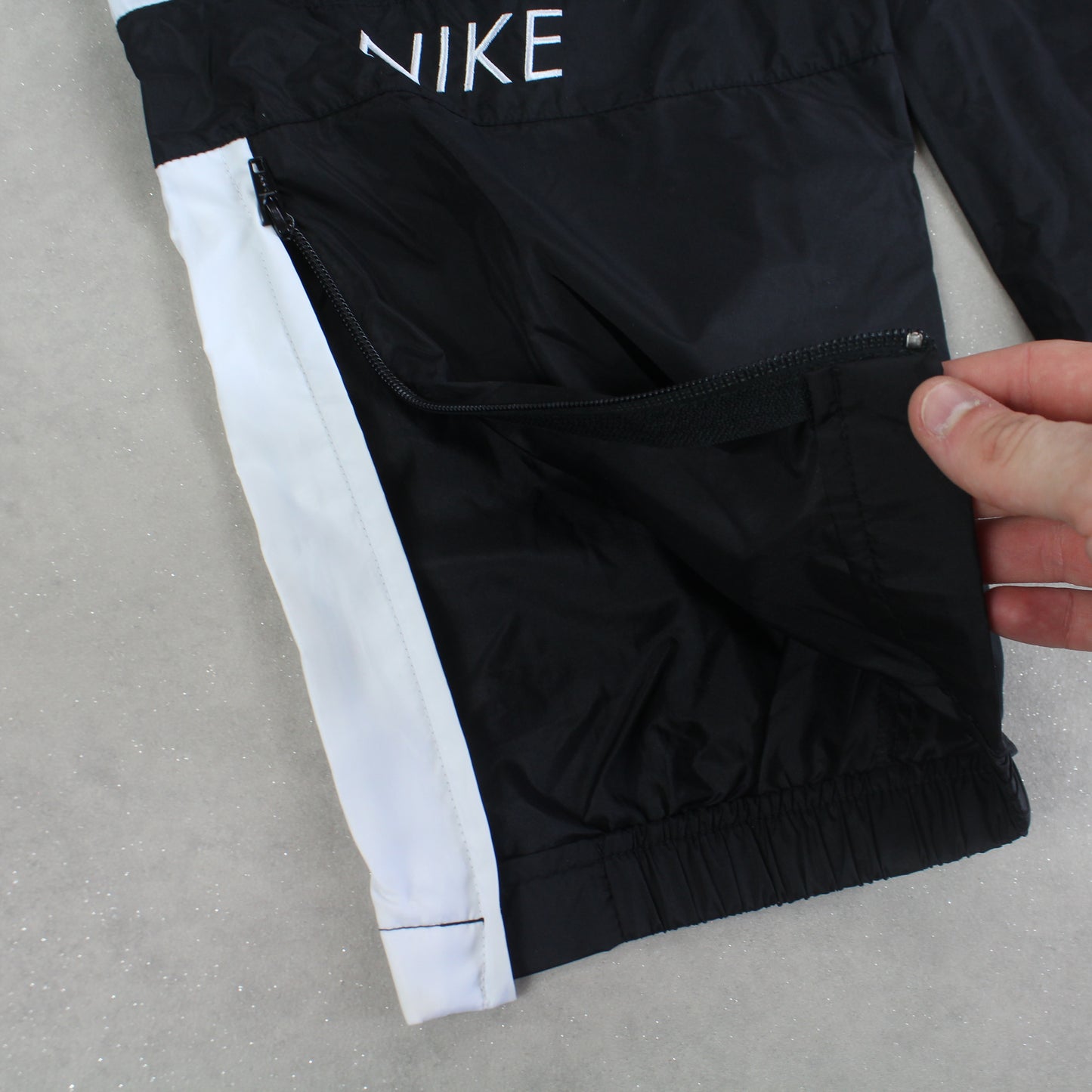 RARE 90s Nike Trackpants Black - (S)