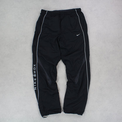 SUPER RARE 00s Nike Shox Trackpants Black - (M)