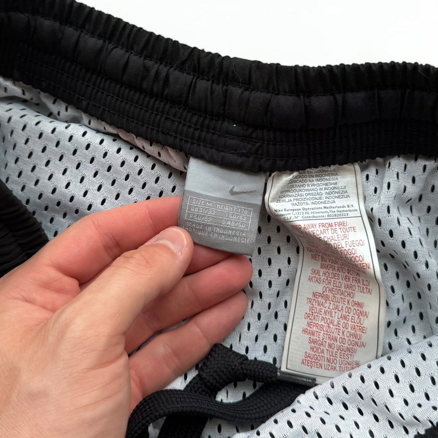 RARE 2000s Baggy Nike Trackpants Black - (M)