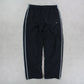 RARE 00s Baggy Nike Trackpants Black - (L)