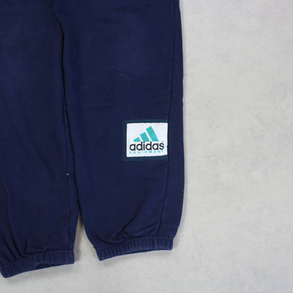 SUPER RARE 1990s Adidas EQT Joggers Navy - (S)