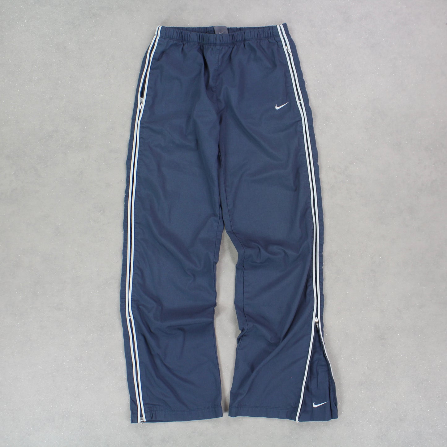 SUPER RARE 00s Nike Trackpants Blue - (XS)