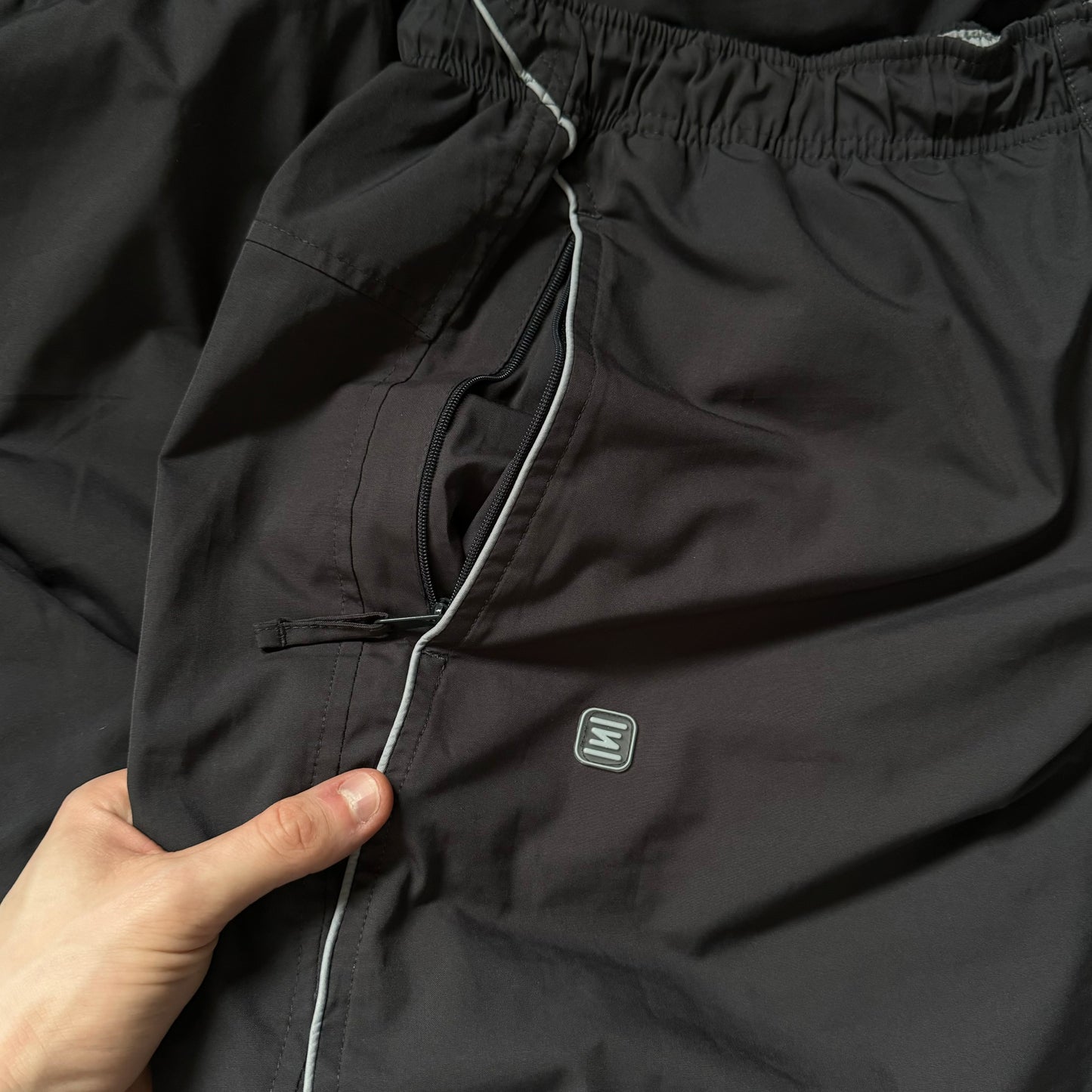 RARE 2000s Nike Shox Trackpants Grey - (L)