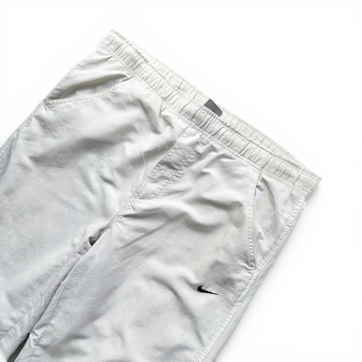 SUPER RARE 2000s Nike Trackpants Grey - (M)