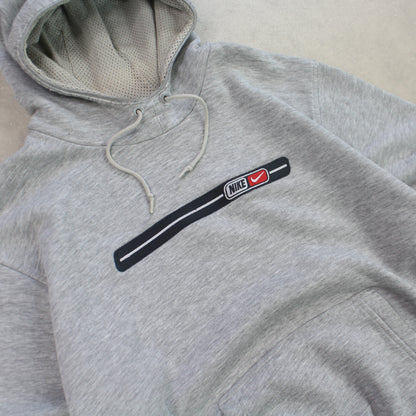 RARE 2000s Nike Hoodie Grey - (S)