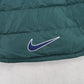 RARE Vintage 1990s Nike Puffer Jacket Green - (XXL)