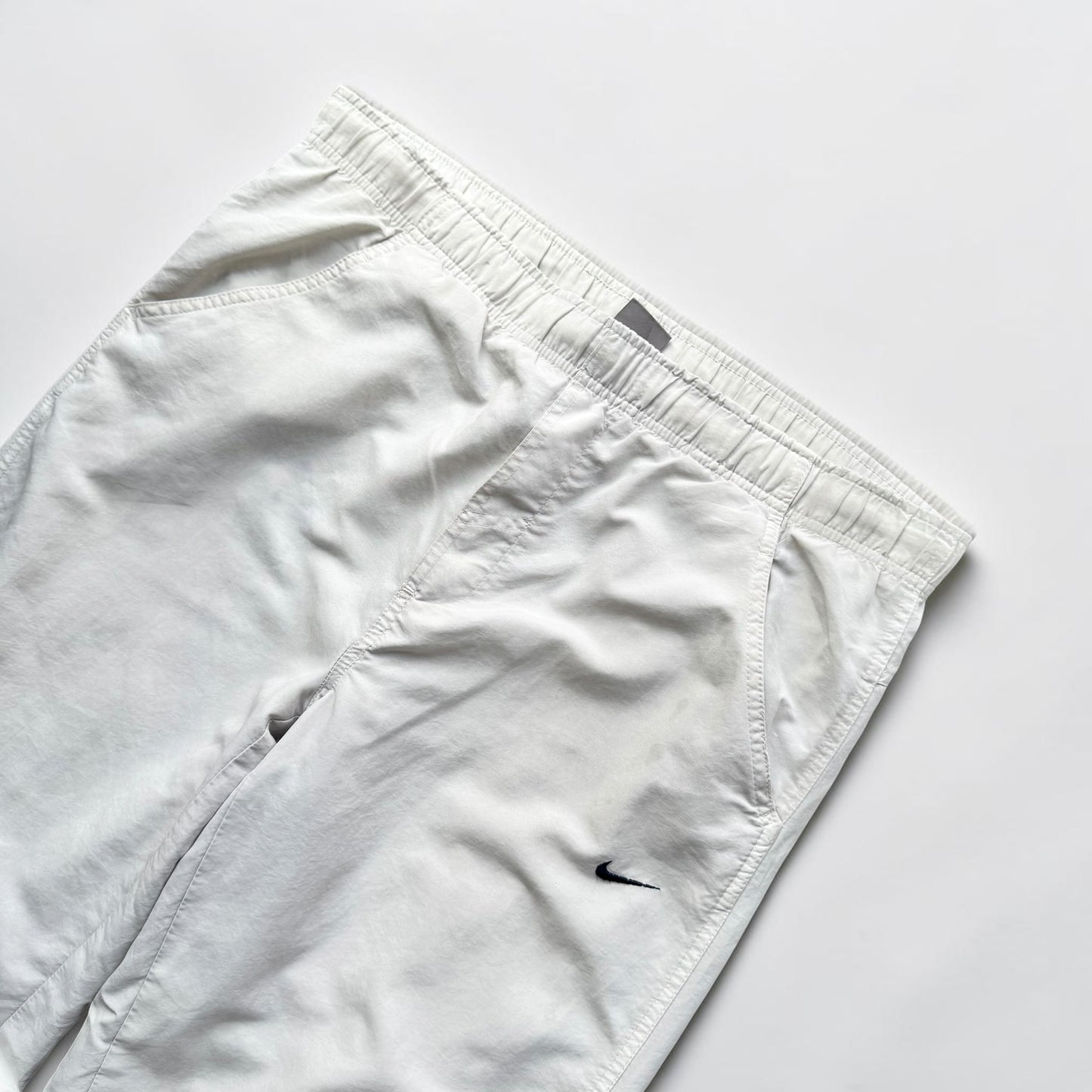 SUPER RARE 2000s Nike Trackpants Grey - (M)