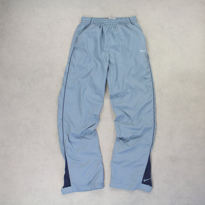 SUPER RARE 2000s Nike Trackpants Blue - (S)
