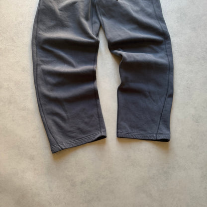 RARE 2000s Baggy Nike Joggers Grey - (M)