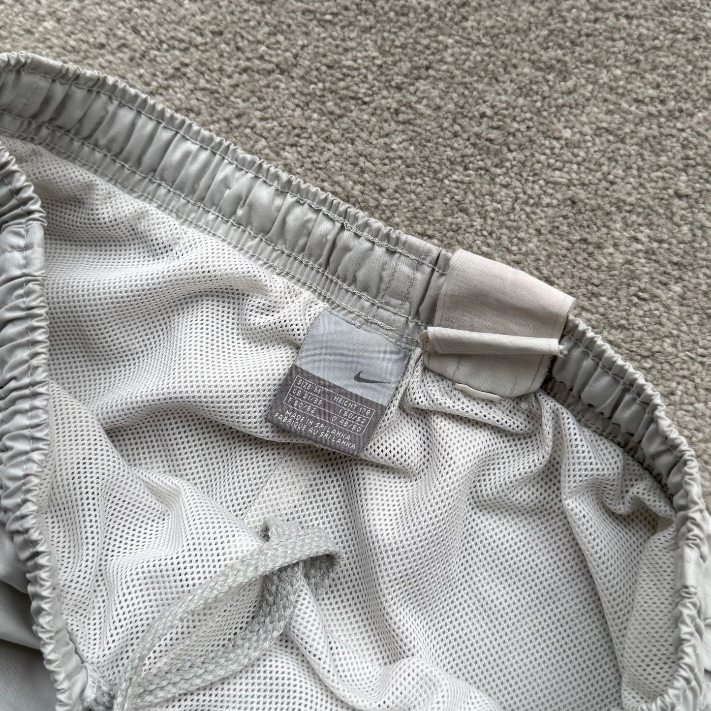 SUPER RARE 2000s Nike Trackpants Grey - (S)