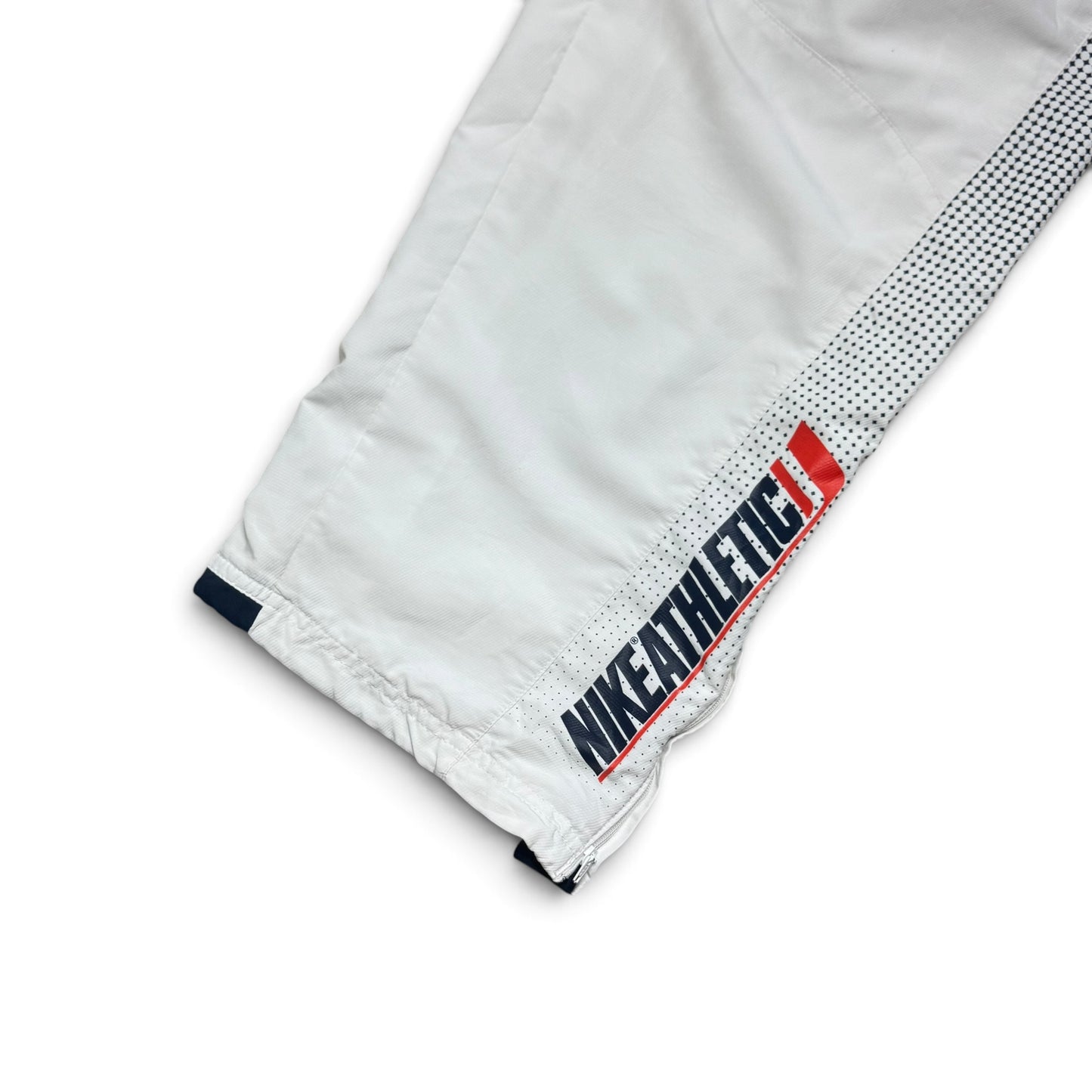 SUPER RARE 2000s Nike Trackpants White - (M)