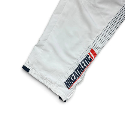 SUPER RARE 2000s Nike Trackpants White - (M)