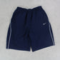 RARE 00s Nike Swim Shorts Navy - (S)