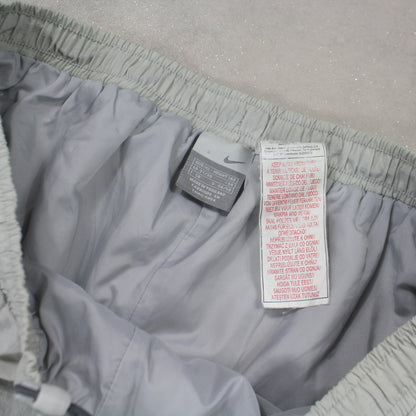 RARE 2000s Nike Hex Trackpants Grey - (L)