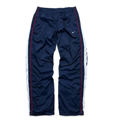 2000s Nike Trackpants Navy - (S/M)