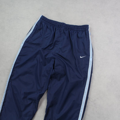 RARE 00s Nike Trackpants Navy - (S)