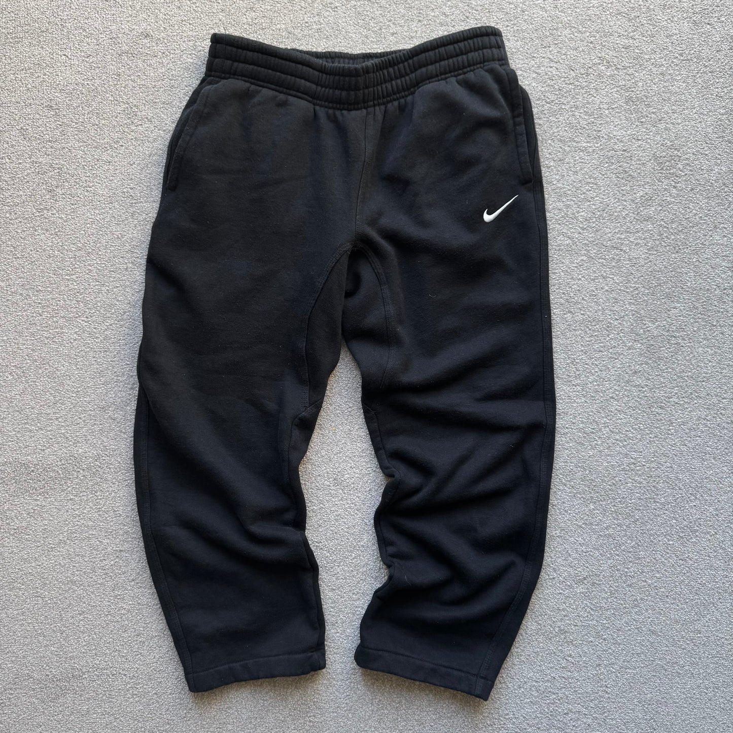 RARE 2000s Nike Short Leg Joggers Black - (S)