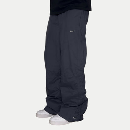SUPER RARE 2000s Baggy Nike Trackpants Grey *PREMIUM* - (M)