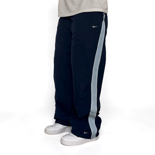 SUPER RARE 2000s Nike Trackpants Navy - (XL)