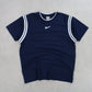 Vintage 00s Nike T-Shirt Navy - (M)