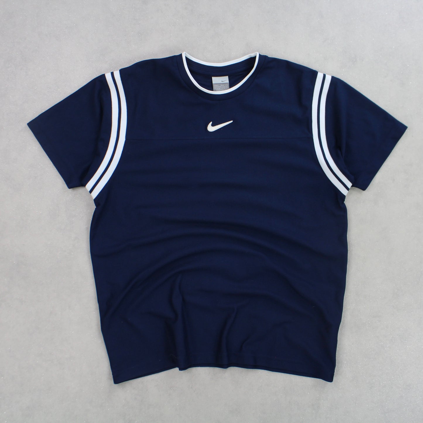 Vintage 00s Nike T-Shirt Navy - (M)