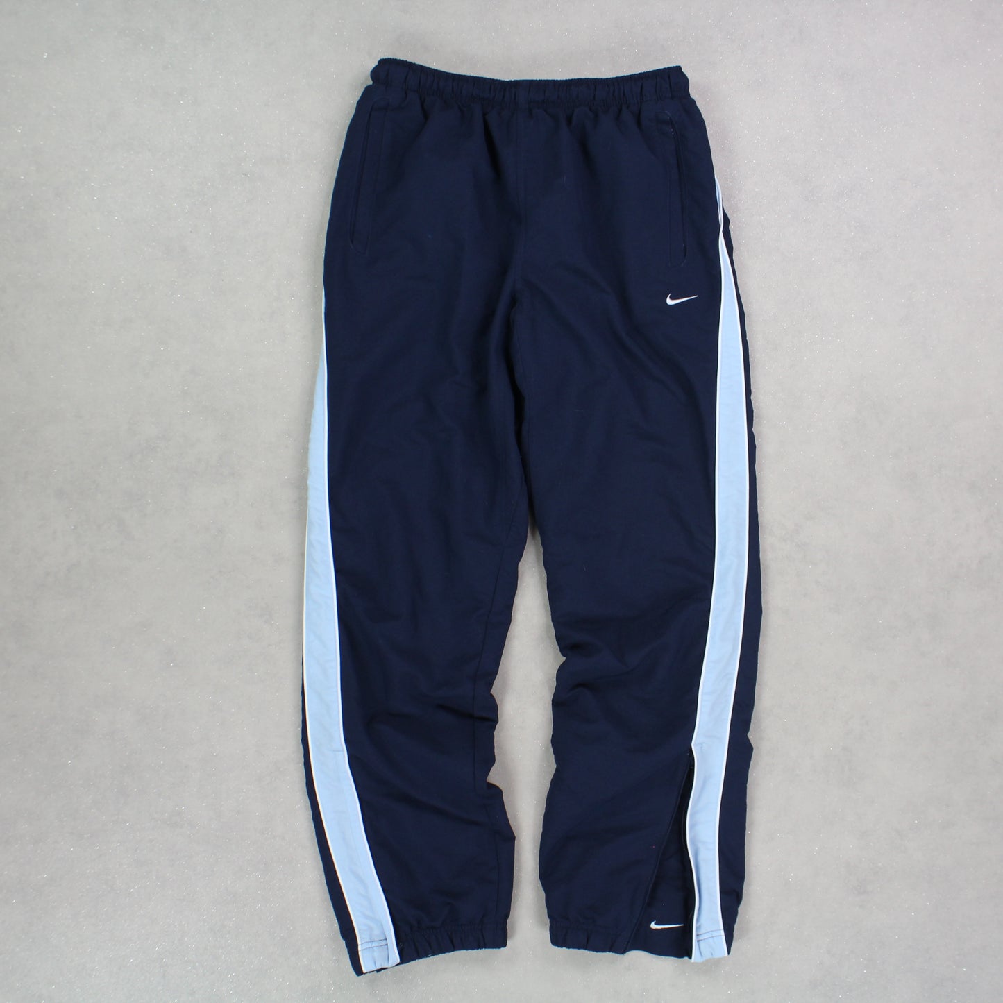 SUPER RARE 00s Nike Trackpants Navy - (S)