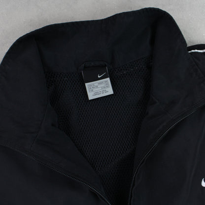 RARE 00s Nike Track Jacket Black - (XL)