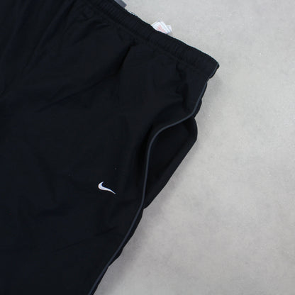RARE 2000s Nike Trackpants Black - (L)