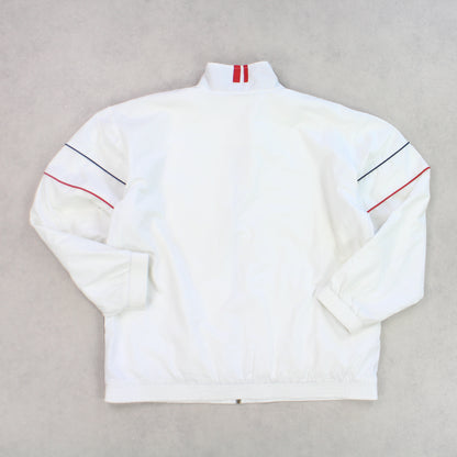 RARE 00s Nike Track Jacket White - (XL)