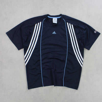 Vintage 00s Adidas T-Shirt Navy - (M)